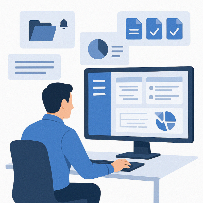 backoffice avec personnes travaillant