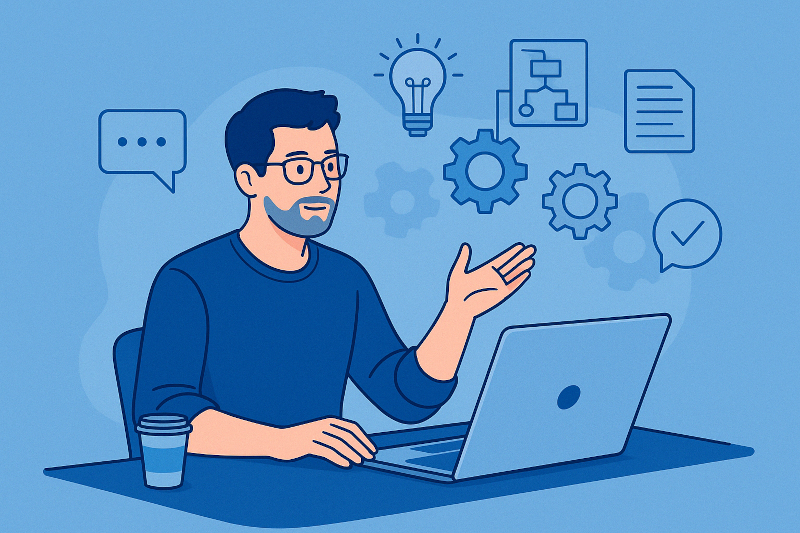 backoffice avec personnes travaillant
