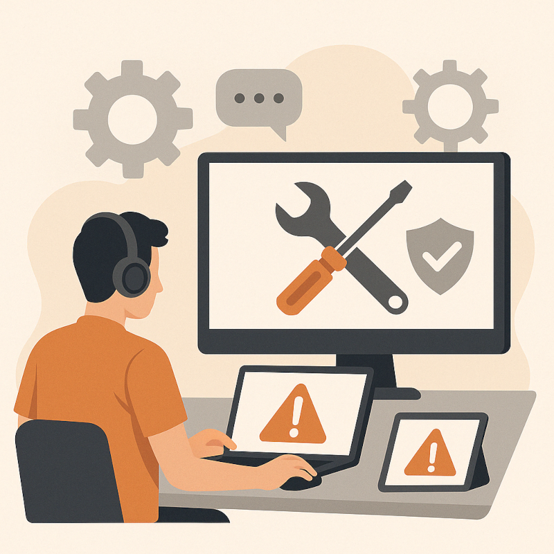 backoffice avec personnes travaillant